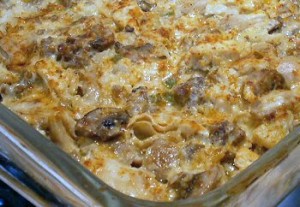 mushroom_chicken_sausage_casserole